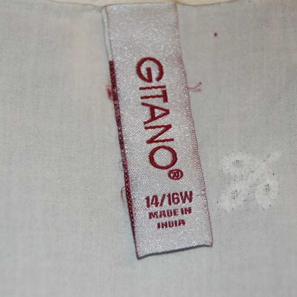 Gitano Shirt Size 14/16W - Picture 5 of 6